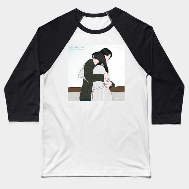 Tell Me That You Love Me Korean Drama Baseball T-Shirt by ArtRaft Pro